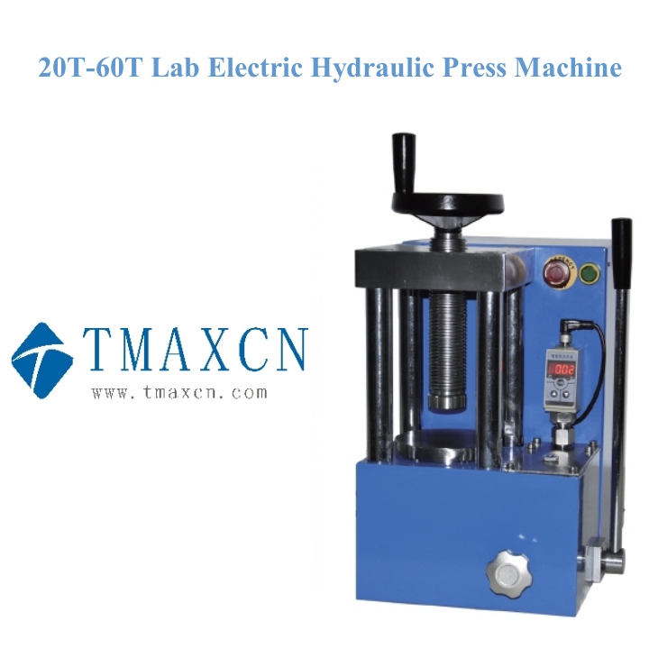 Máquina de prensa hidráulica eléctrica de laboratorio 20T-60T